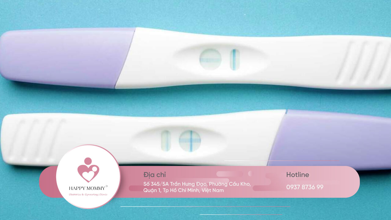 Sử dụng que thử thai để xác định các dấu hiệu mang thai