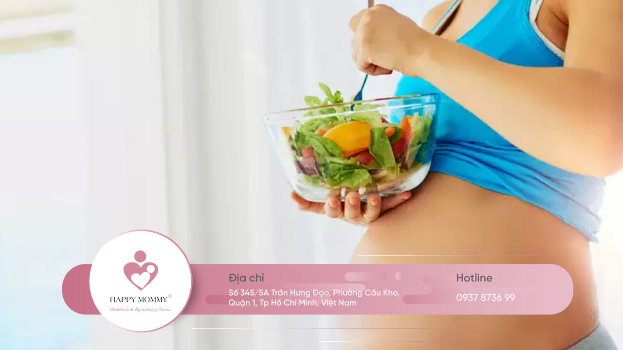 Mẹ bầu cần có chế độ ăn lành mạnh để ngừa nhiễm độc thai nghén
