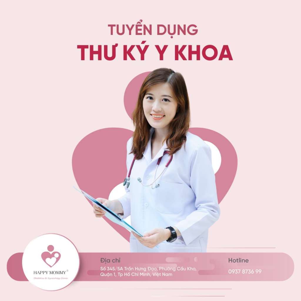 Happy Mommy tuyển dụng thư ký y khoa